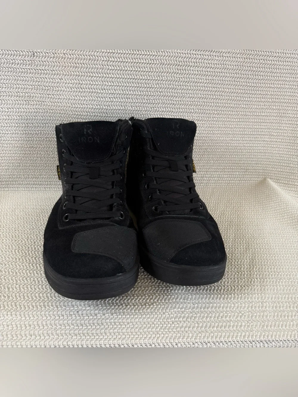RIDEIRON MS6002 Men’s Size 11 Black Motorcycle Riding Shoes High Top Boots